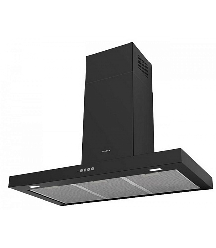 Вытяжка каминная Faber STILO COMFORT BK MATT A60 (690 м³/ч / 250 Вт / LED освещение 2 x 3 Вт / ширина - 59.8 см / Матовый чёрный)-0