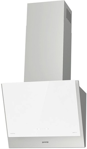 Вытяжка наклонная Gorenje WHI6SYW (Simplicity 2.1 / 650 м³/ч / 260 Вт / LED освещение AdaptLight 2x3 Вт / ширина - 59. см / белое стекло)-0