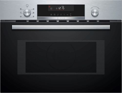 Микроволновая печь встраиваемая Bosch CMA585GS0 (Serie6 / нерж. сталь / 44л / ширина - 59,4 см / 900Вт / AutoPilot15 / Гриль - 1750 Вт)
