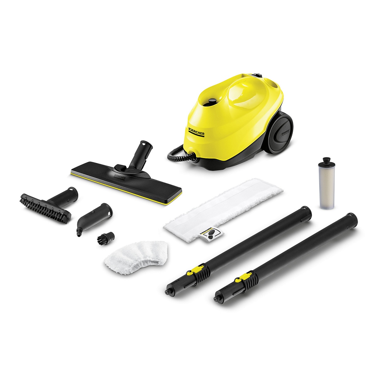 Пароочиститель Karcher SC3 EasyFix (напольный/ 1900 Вт/ бак - 1000 мл, 40 г/мин/ 3.5 Бар)