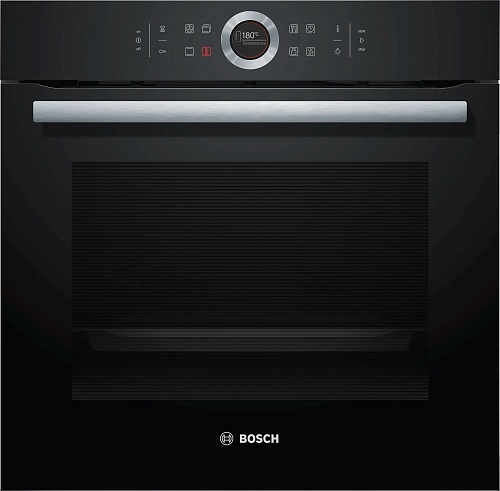 Духовой шкаф Bosch HBG635BB1 (Serie8 / 71 л / до 300 °C / Чёрное стекло / Гриль / EcoClean Direct / SoftClose / AutoPilot 10 / A+)