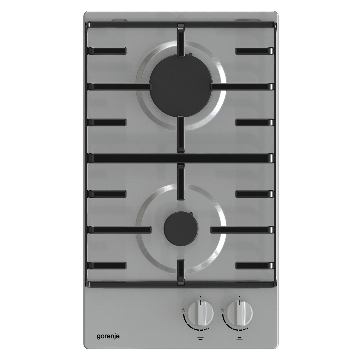 Поверхность газовая Gorenje G320X (нерж / 2 конфорки / XtraSurface)