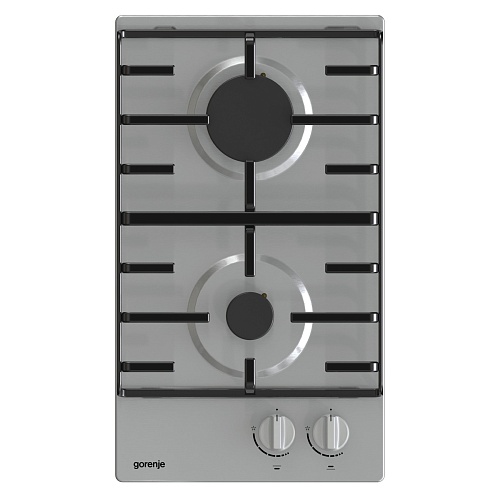 Поверхность газовая Gorenje G320X (нерж / 2 конфорки / XtraSurface)