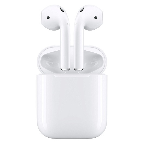 Беспроводные TWS наушники с микрофоном Apple AirPods 2 (без беспроводной зарядки чехла)