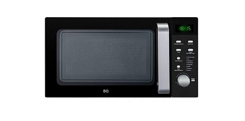 Микроволновая печь BQ MWO 20003ST/B (20 л, 700 Вт, переключатели поворотный механизм, кнопки, дисплей, черный)