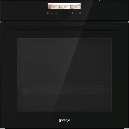 Духовой шкаф с функцией пароварки Gorenje BCS798S24BG (Superior / Чёрная / SilverMatte / ProCook / AutoRoast / AquaClean / StayWarm / телескоп)-0