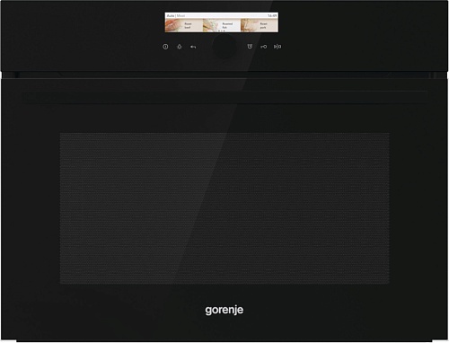 Духовой шкаф с СВЧ Gorenje BCM598S17BG (Superior / Чёрный / AquaClean / GentleClose / ProCook / StayWarm / WarmPlate / AutoRoast / CoolDoor)