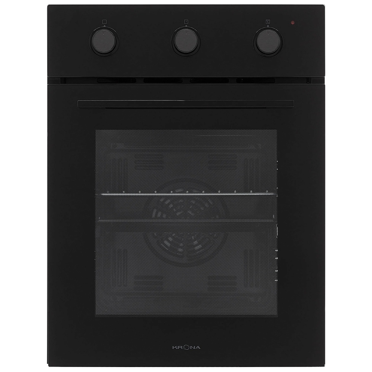 Духовой шкаф KRONA LYRA 45 BL/BL (Узкий, 45 см / 45 л / до 260 °C / Чёрное стекло / Телескоп. напр. (x1) / Гриль / А)
