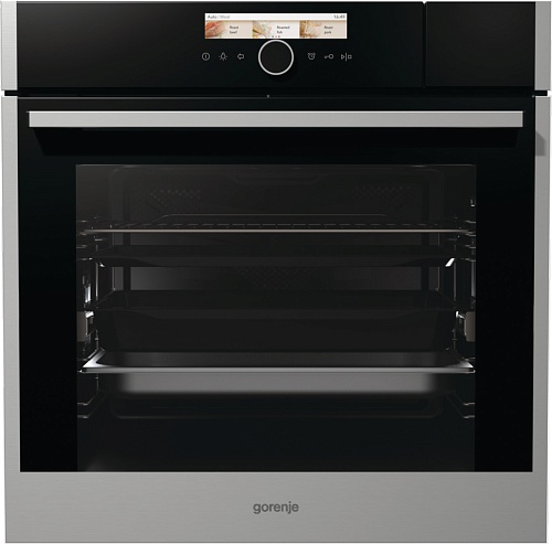 Духовой шкаф с функцией пароварки Gorenje BCS798S24X (Superior / Нерж. / SilverMatte / ProCook / AutoRoast / AquaClean / StayWarm / телескоп)