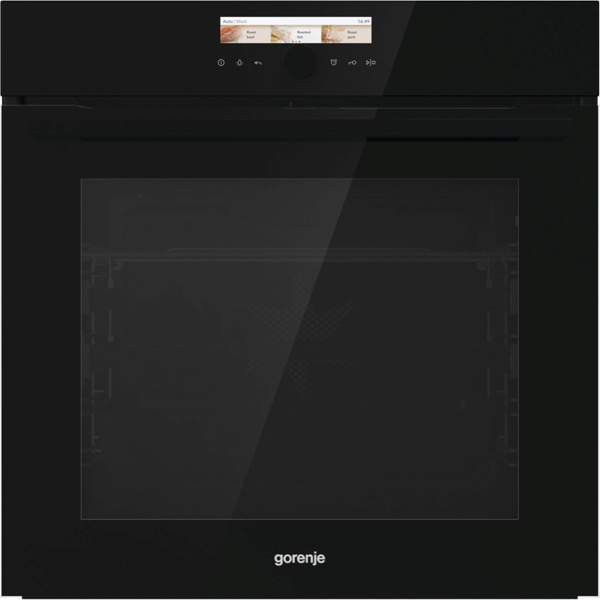 Духовой шкаф Gorenje BOP798S37BG (Superior / 71 л / до 300 °C / Чёрный, стекло / PyroClean / GentleClose / сенсор ProCook / телескоп. напр. (x2) / А+)-0
