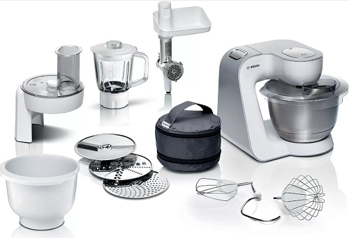 Кухонный комбайн Bosch MUM5824C (1000Вт / 3.9л / блендер, мясорубка, тёрка, венчик)