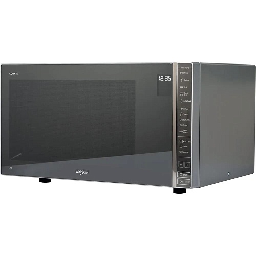 Микроволновая печь Whirlpool MWP 303 M (30 л, 900 Вт, переключатели сенсор, дисплей, гриль 1050 Вт, Серое зеркало)