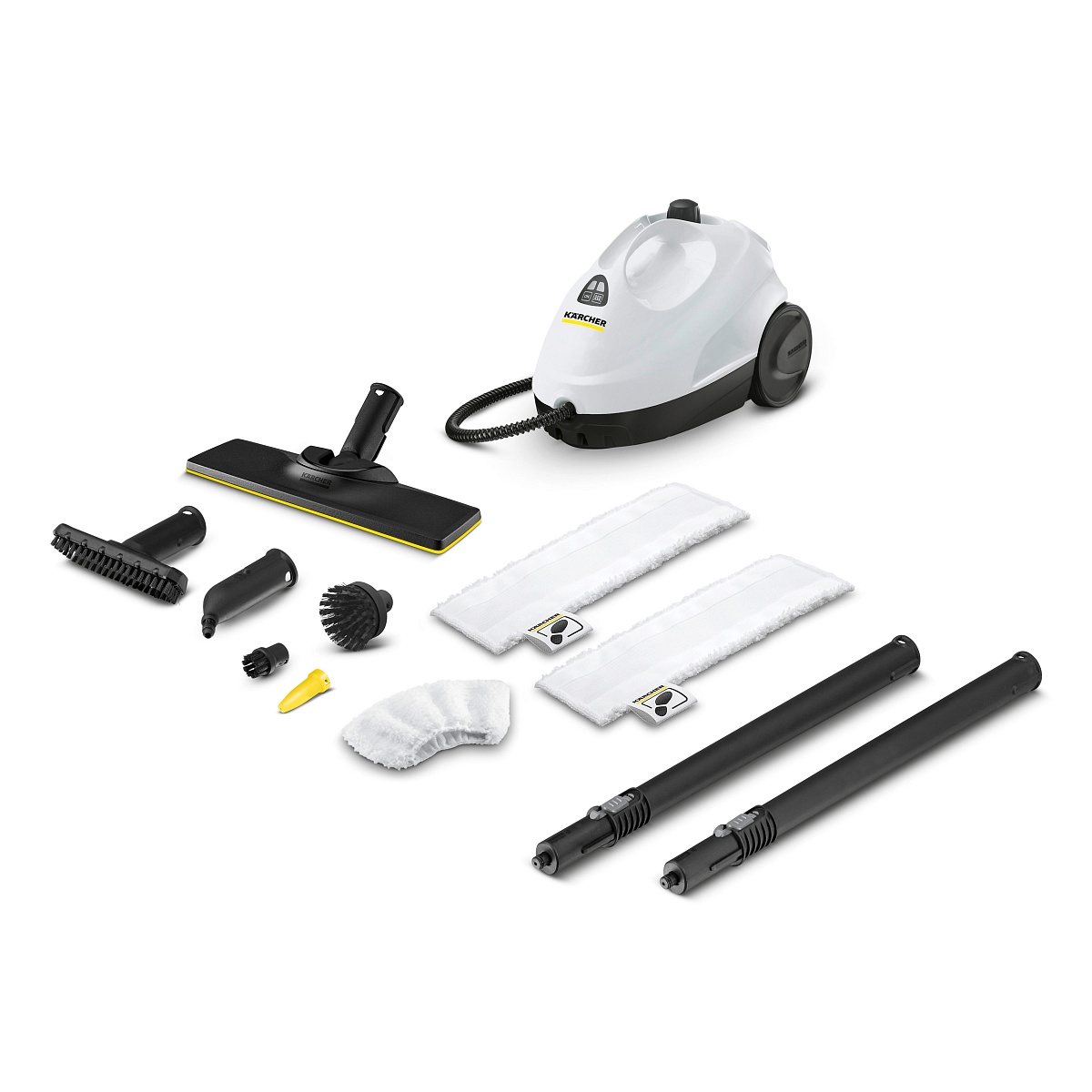Пароочиститель Karcher SC2 EasyFix PREMIUM (напольный/ 1500 Вт/ бак - 1000 мл, 40 г/мин/ 3.2 Бар/ белый)