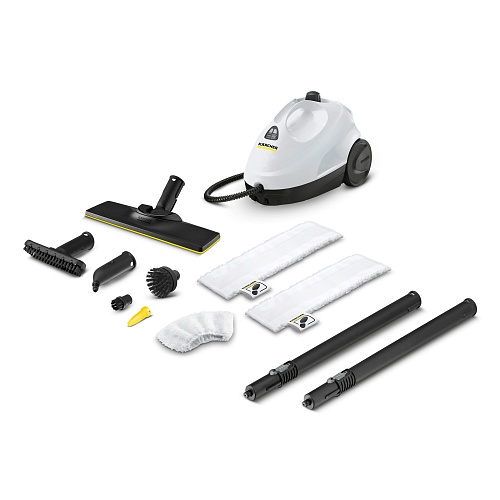 Пароочиститель Karcher SC2 EasyFix PREMIUM (напольный/ 1500 Вт/ бак - 1000 мл, 40 г/мин/ 3.2 Бар/ белый)