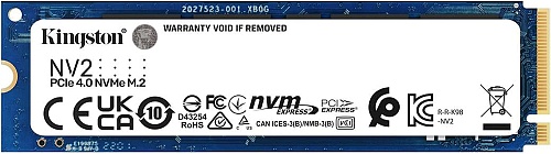 Жесткий диск SSD M.2 2TB Kingston  NV2  PCIe 4 x4 R3500/W2800Mb/s SNV2S/2000G 640  TBW
