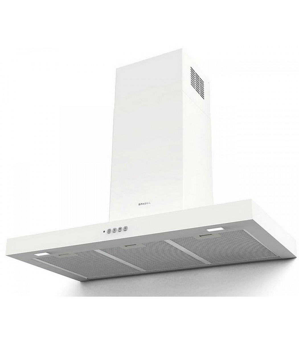 Вытяжка каминная Faber STILO COMFORT WH MATT A60 (690 м³/ч / 250 Вт / LED освещение 2 x 3 Вт / ширина - 59.8 см / Матовая белая)
