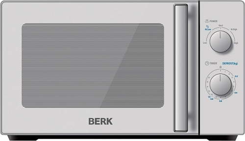 Микроволновая печь Berk BM-720MW (20 л, 700 Вт, переключатели поворотный механизм, белый)