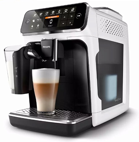 Кофемашина Philips EP4343/70 LatteGo (кофе зерновой, молотый/ 1500 Вт/ 1.8 л/ автоматический капучинатор/ 8 напитков)