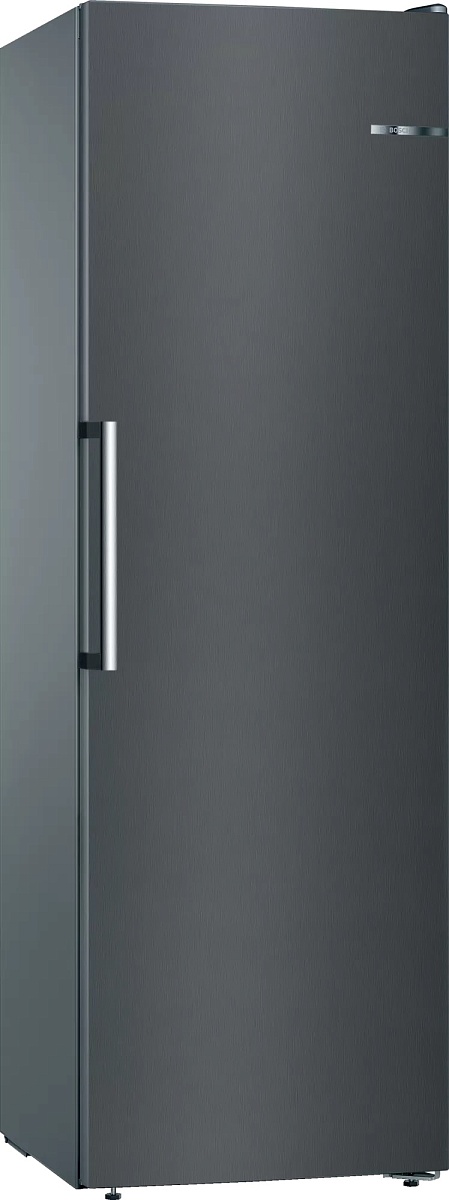 Морозильная камера Bosch GSN36VXFP (Serie4 / Объем - 242 л / Высота - 186 см / A++ / Черная нерж. сталь / VarioZone / NoFrost / однодверный)