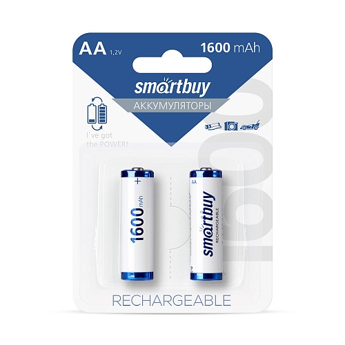 Аккумулятор BL2 R6 1600mAh Smartbuy BL-2 (аккум-р 1.2В) SBBR-2A02BL1600