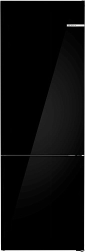 Холодильник Bosch KGN49LBCF (Serie6 / Объем - 440 л / Высота - 203 см / Ширина - 70 см / A++ / Чёрное стекло / VitaFresh XXL / NoFrost)