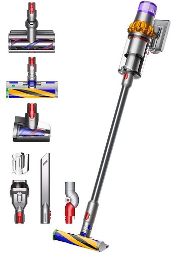 Пылесос Dyson V15 Detect Absolute UK, yellow/nickel