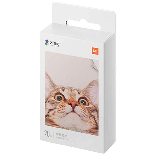 Фотобумага Xiaomi Portable Photo Printer Paper, 2×3″ (20 листов) (TEJ4019GL)