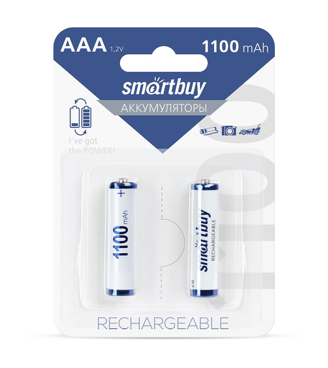 Аккумулятор BL2 R6 2500mAh Smartbuy BL-2 (аккум-р 1.2В) SBBR-2A02BL2500