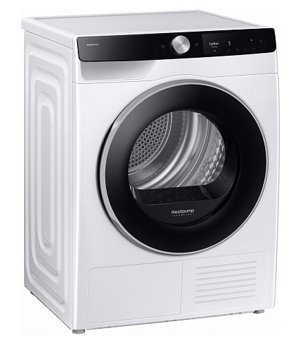 Сушильная машина с тепловым насосом Samsung DV90T6240LK/S7 (65см / 9кг / OptimalDry / AI Control / Wi-Fi)