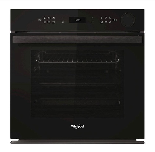 Духовой шкаф с добавлением пара Whirlpool AKZ9S 8220 FB (75 л / до 250°C / Чёрный, стекло / Гидролиз / Гриль / Телескоп. напр. / SoftClosing / A)-0