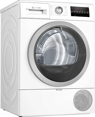 Сушильная машина с тепловым насосом Bosch WTR86T9BSN (Serie6 / 61,3см / 9 кг / AutoDry / EasyClean / SensitiveDrying / AntiVibration Design / А++)