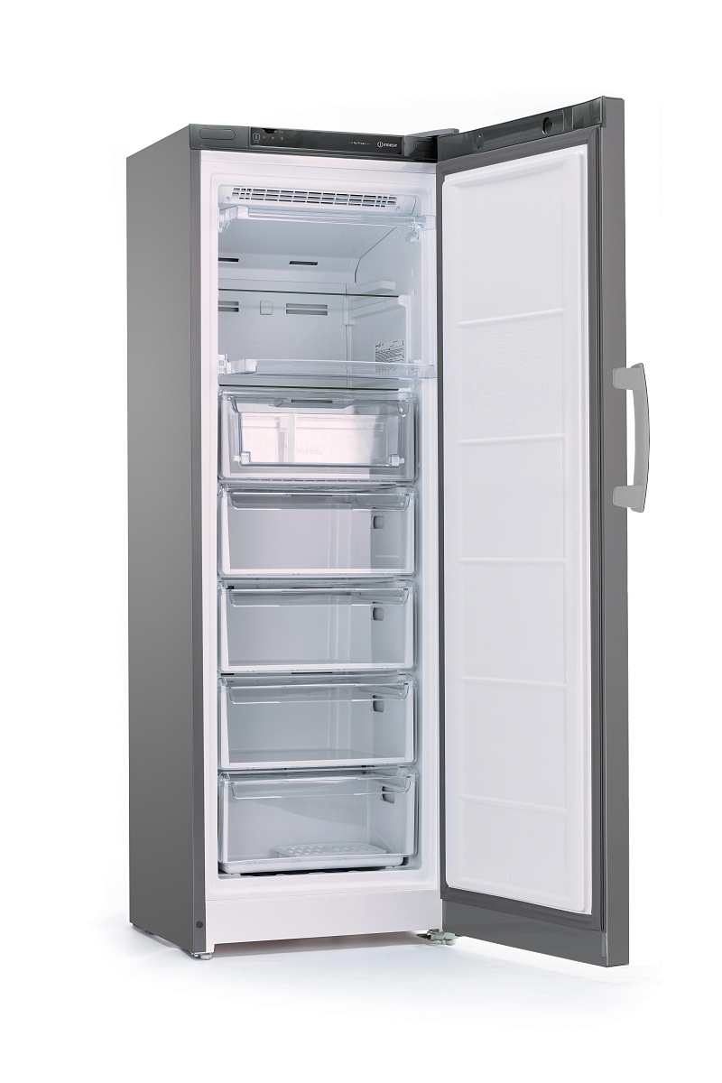 Морозильная камера Indesit DFZ 5175 G (Объем - 250 л / Высота - 175 см / А / Серый / NoFrost)