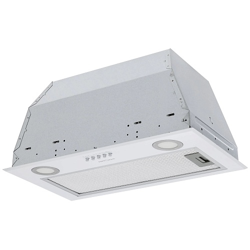 Вытяжка полновстраиваемая KRONA ADEL 600 WHITE PB (780 м³/ч / 65 Вт / LED освещение 2x1,5 Вт/ ширина - 52.5 см / белая)-0