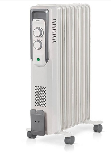 Масляный радиатор Ballu CUBE BOH/CB-09W (2000 Вт, площадь - 25 м², термостат)