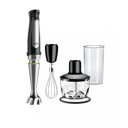 Блендер Braun Multiquick 7 MQ7035XB (850 Вт/ скоростей 10/ турборежим/ венчик, измельчитель, стакан)