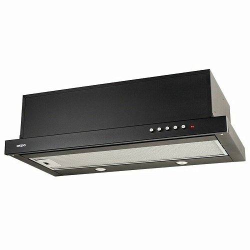 Вытяжка телескопическая AKPO WK-7 Light 50 Black (520 м³/ч / 120 Вт / LED освещение 2x2 Вт / ширина - 50 см / чёрная)