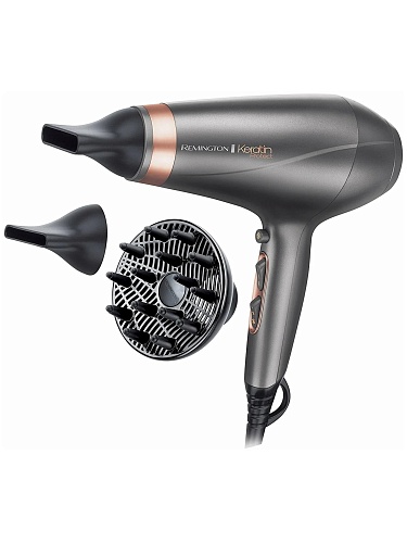 Фен Remington Pro AC8820 (полноразмерный / 2200 Вт / 3 режима / холодный воздух / шнур - 3 м / ионизация / AC мотор/ диффузор)