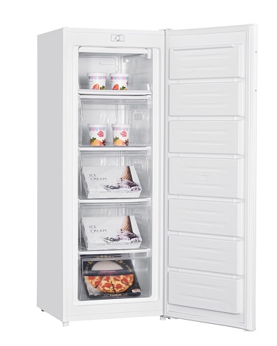 Морозильная камера Kraft KF-HS 225 W (Объем - 180 л / Высота - 142,6 см / Ширина - 54,4 см / A+ / Белый / статическая система)