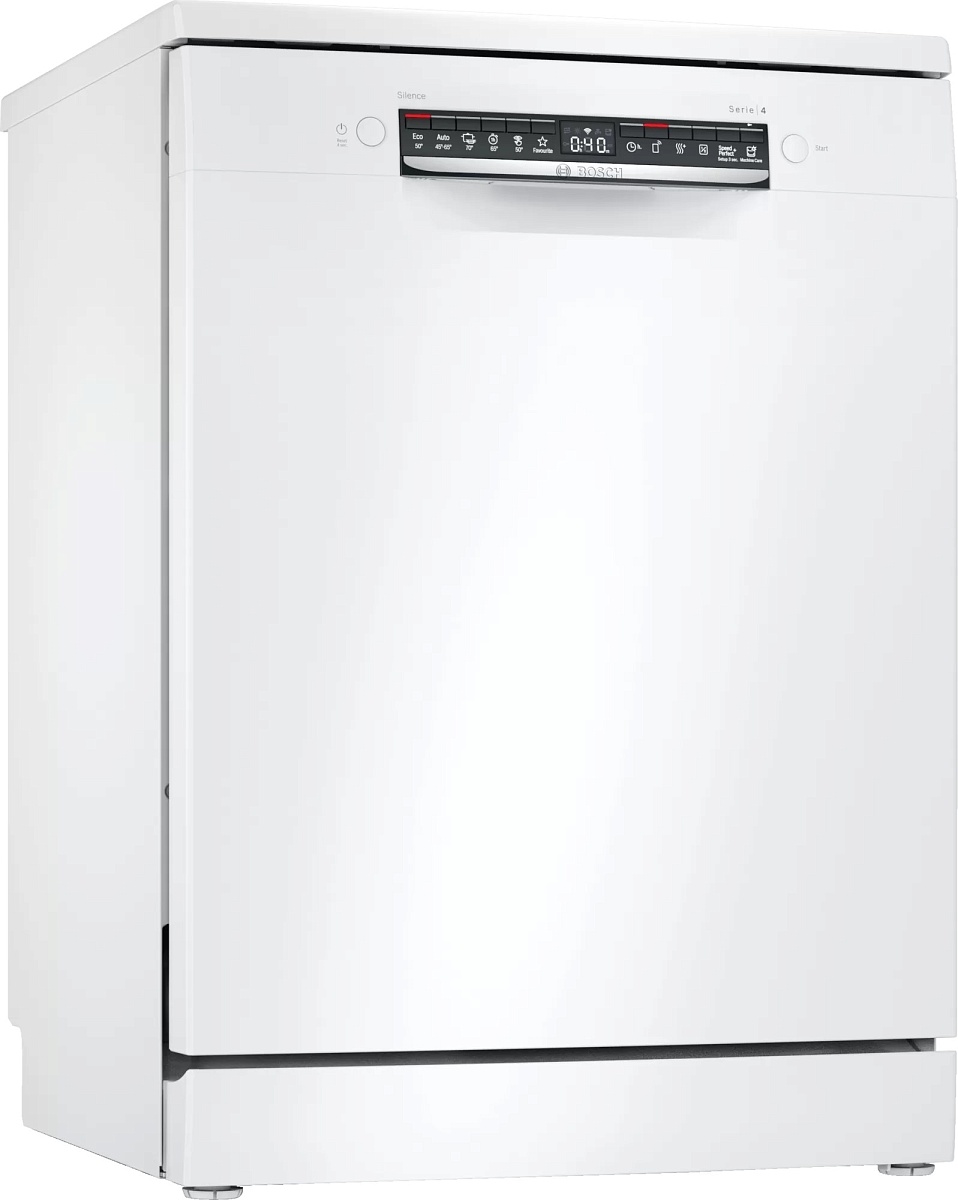 Машина посудомоечная отдельностоящая 60 см Bosch SMS4HVW33E (Serie4 / 13 комплектов / Расход воды - 9,5 л / Home Connect / AquaStop)