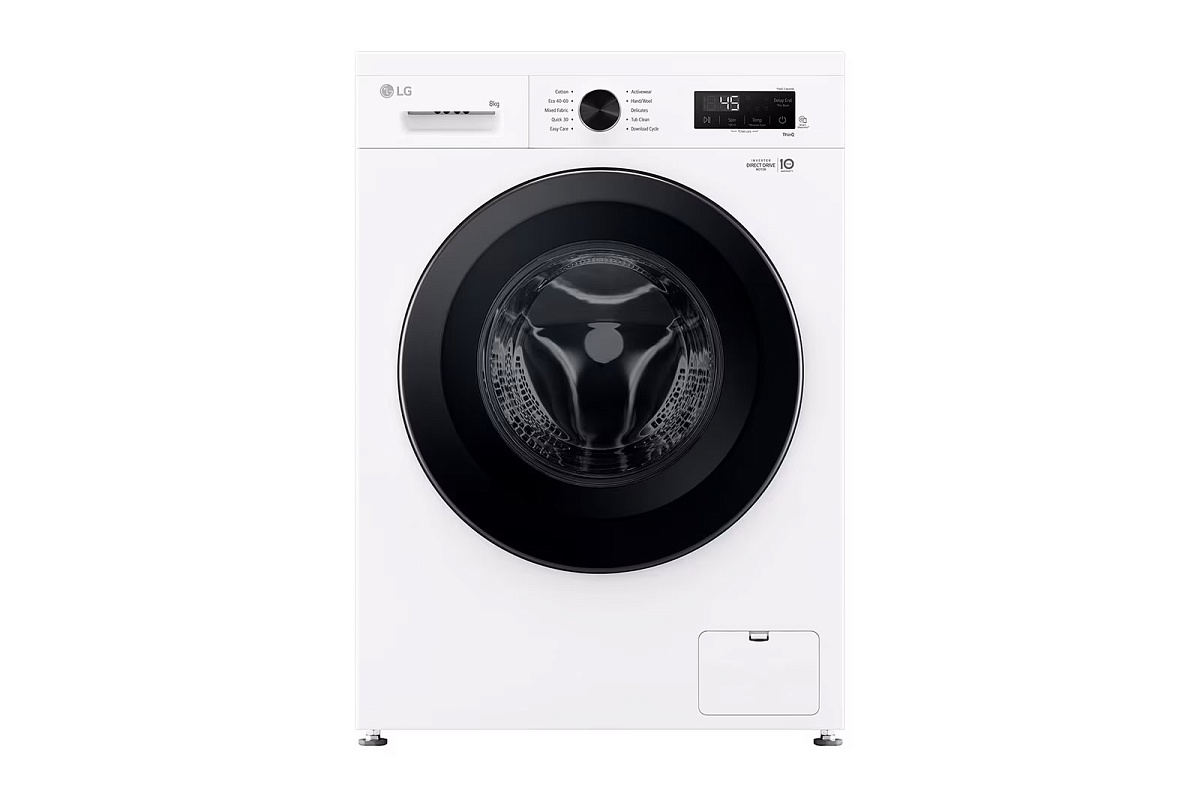 Стиральная машина LG F4X1008NWK (55-59см / 8кг / 1400об / пар / AI DD™ / Smart Diagnosis / А+++)