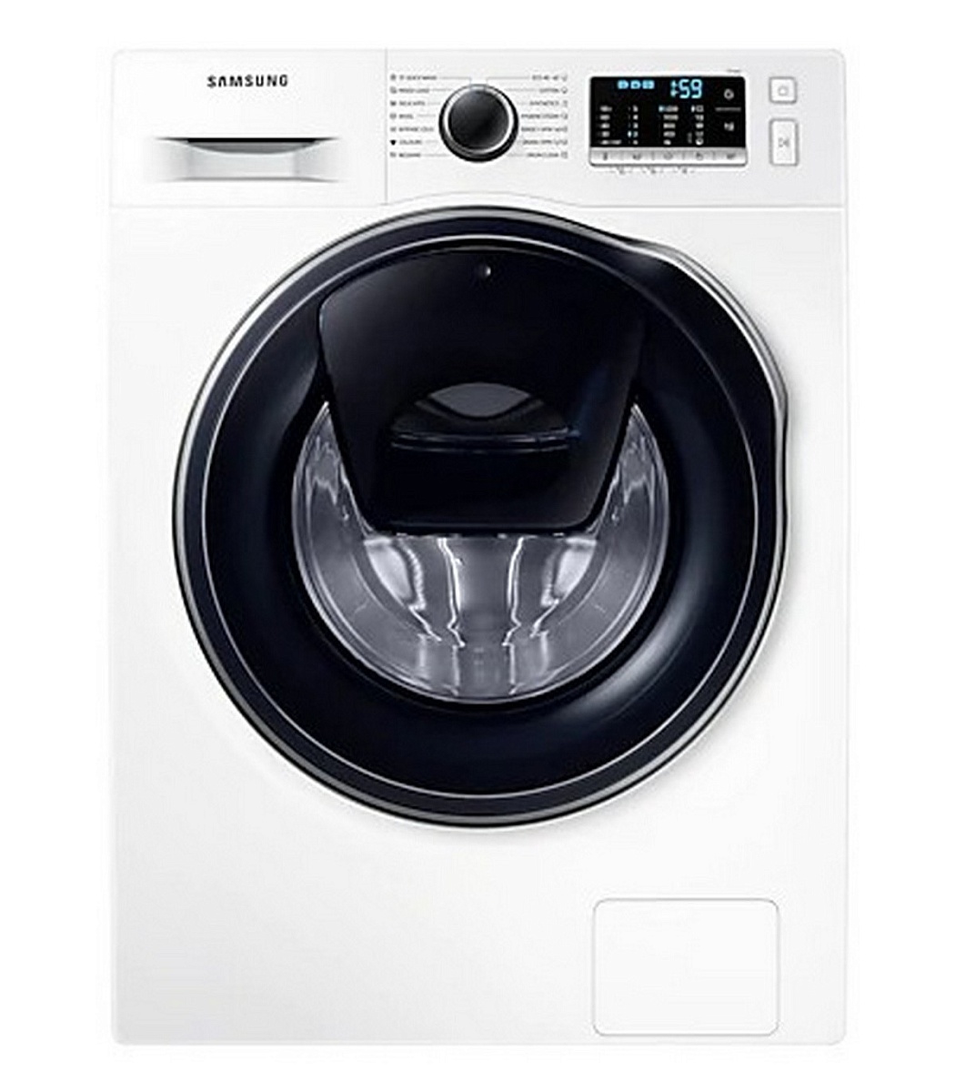DSP Стиральная машина Samsung WW8NK52E0VW/LE (45,6см / 8кг / 1200об / пар / EcoBubble™ / AddWash / Digital Inverter)