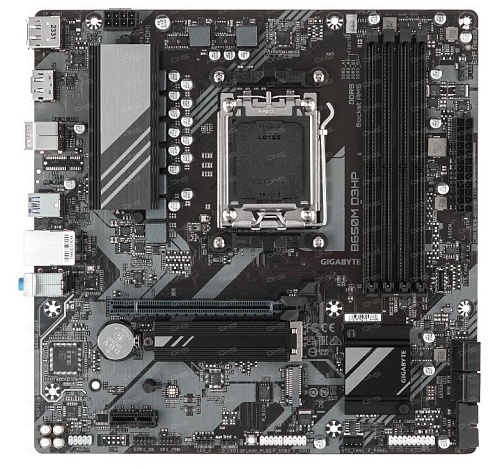 Материнская плата Gigabyte B650M D3HP /AM5, AMD B650, 4xDDR5, 2xM2, 4xSATA, HDMI+2xDP, Micro-ATX/