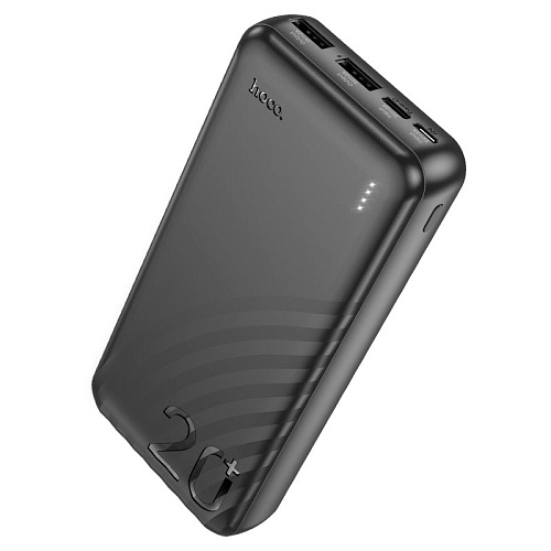 Портативная батарея Hoco Element J123A (Smart charge/ LED дисплеей) 20000мАч, черная 