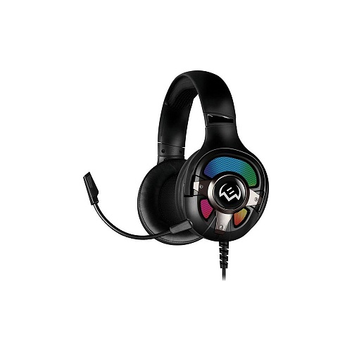 Наушники с микрофоном SVEN AP-U1100MV (регулятор громкости, регулируемое оголовье) USB-0