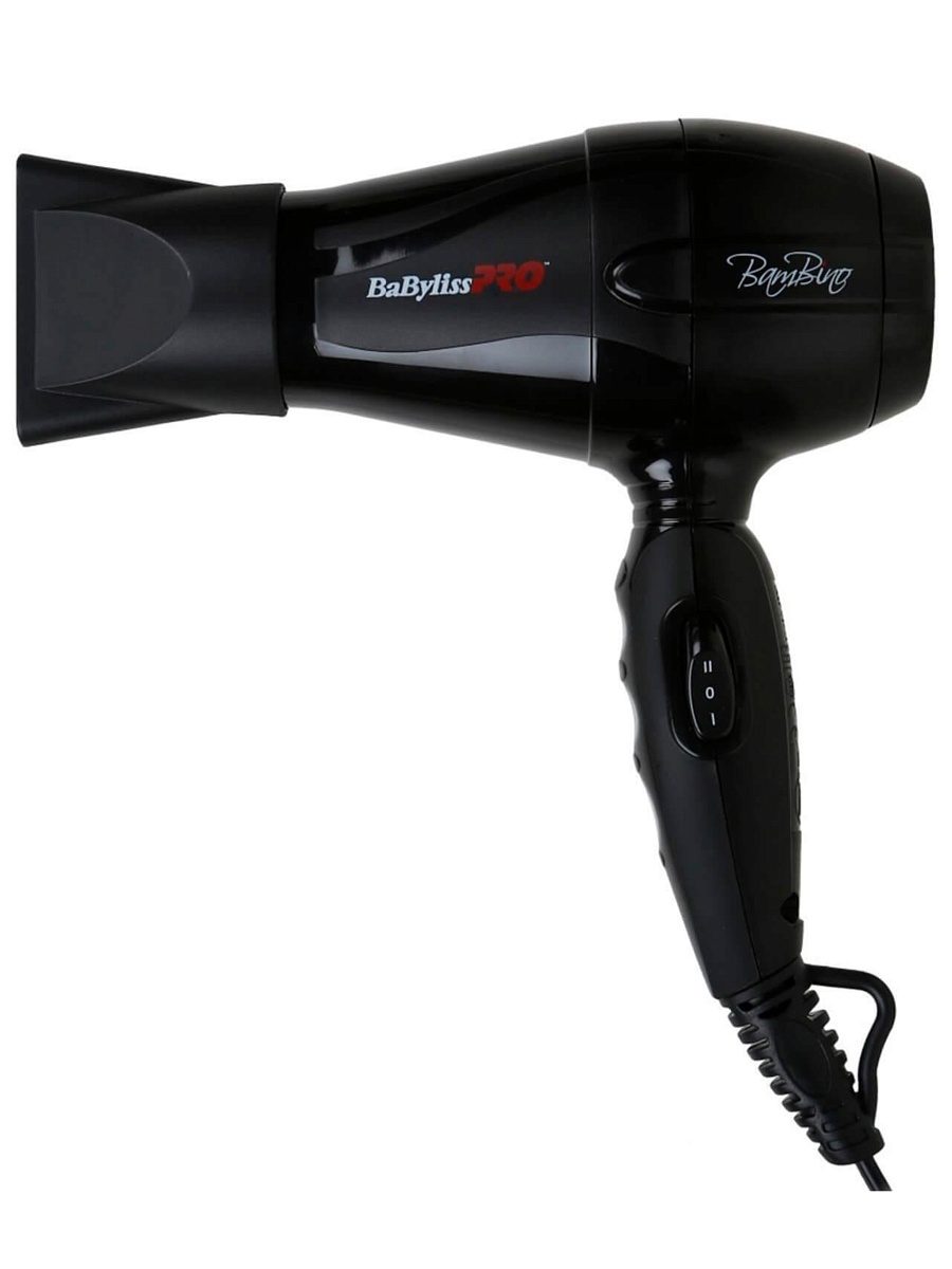 Фен BaByliss Pro BamBino BAB5510E (1200 Вт / 2 режима / шнур - 1.8 м / DC-мотор / диффузор)