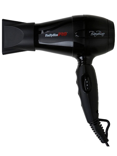 Фен BaByliss Pro BamBino BAB5510E (1200 Вт / 2 режима / шнур - 1.8 м / DC-мотор / диффузор)
