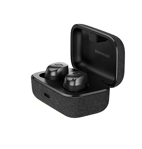 Беспроводные TWS наушники с микрофоном Sennheiser MOMENTUM 4 (Bluetooth 5.4, 20 Гц-40000 Гц, AAC, AptX, SBC, AptX Lossless, 30 часов), черный-0