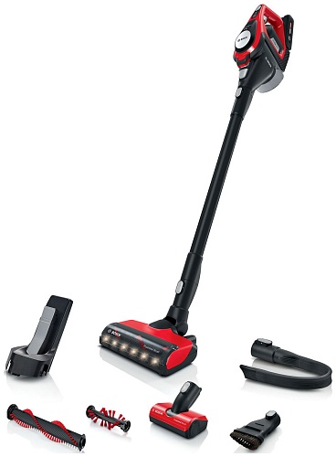 Пылесос Bosch BBS8214PET Unlimited Gen2 ProAnimal (вертикальный, контейнер 0,3л, аккумулятор Li-Ion, красный)
