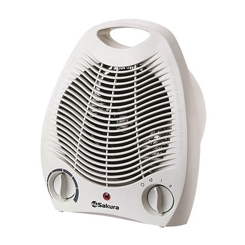 Тепловентилятор Sakura SA-0500W (2000 Вт, 25 м², регулировка температуры)