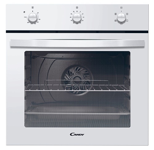 Духовой шкаф Candy FIDC B502 (Idea / 65 л / до 250 °C / Белый, стекло / Гриль / Рельефные направляющие / A)